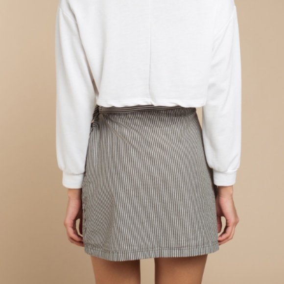 The Fifth Label Greenwood Multi Stripe Skirt NEW - Picture 4 of 13